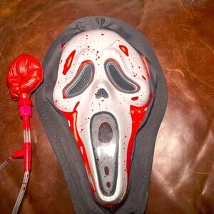 Ghost Face Mask with Blood Effect